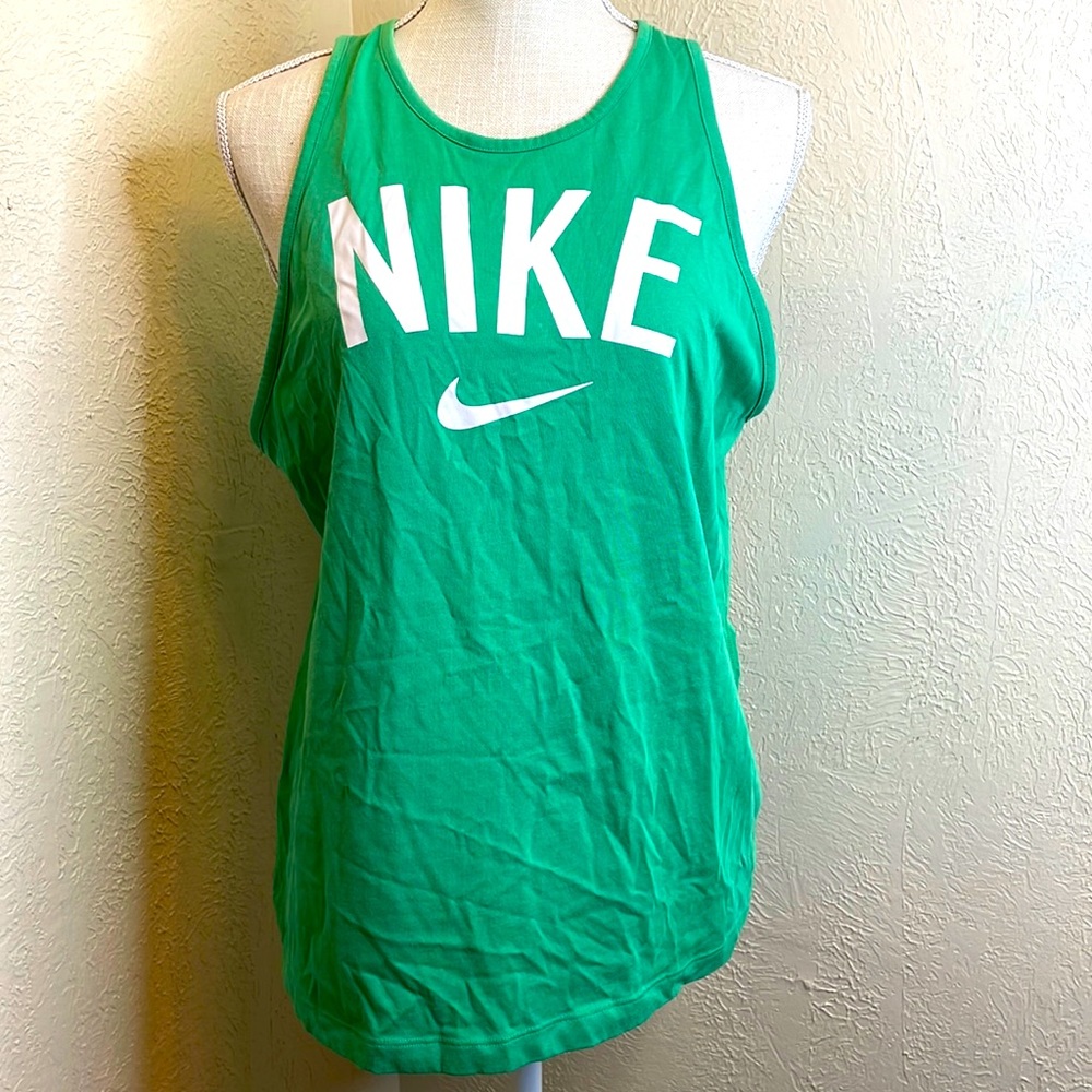 Dri-fit Nike Loose Fit Green Tank Top